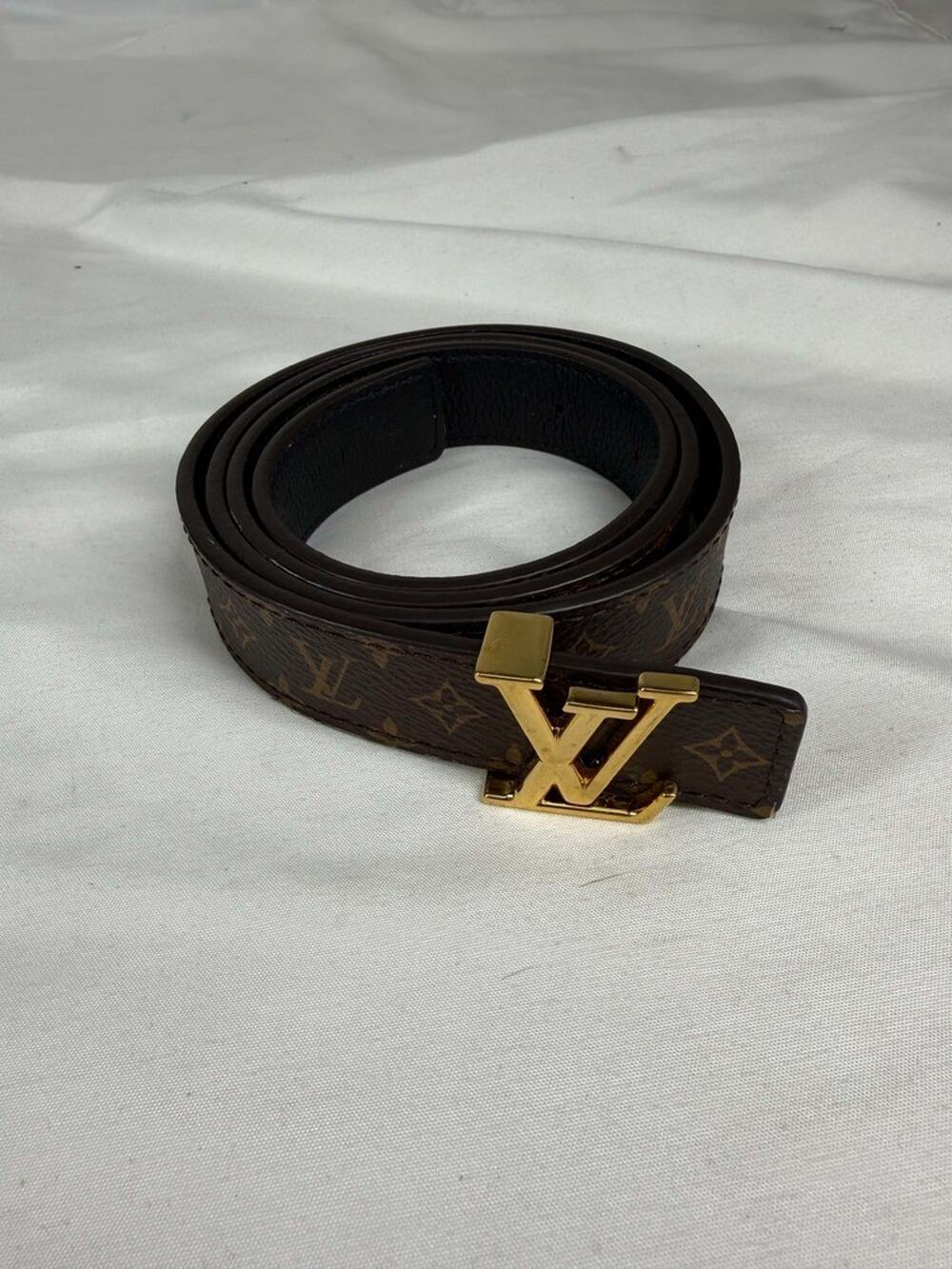 Women's Louis Vuitton Monogram Belt M0507 25mm 80/32 SPB-JB 369070